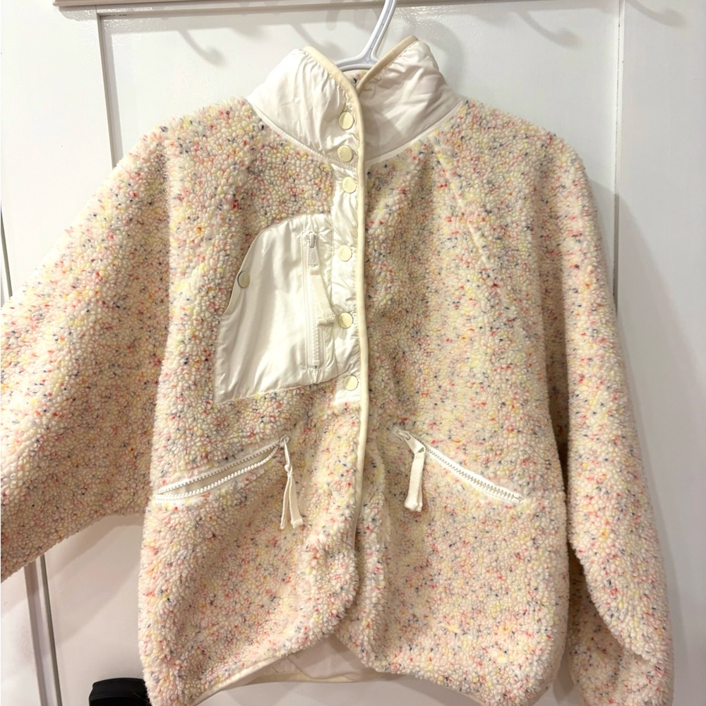 FP Movement by Free People Speckled Teddy Jacket